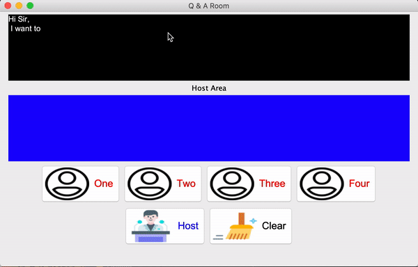 QnA Room Java GUI